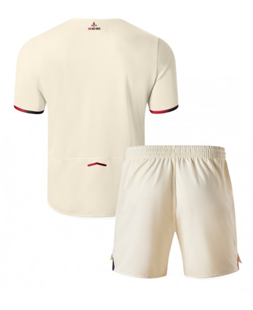 Günstige Lille OSC Auswärts Trikotsatzt Kinder 2025-26 Kurzarm (+ Kurze Hosen)